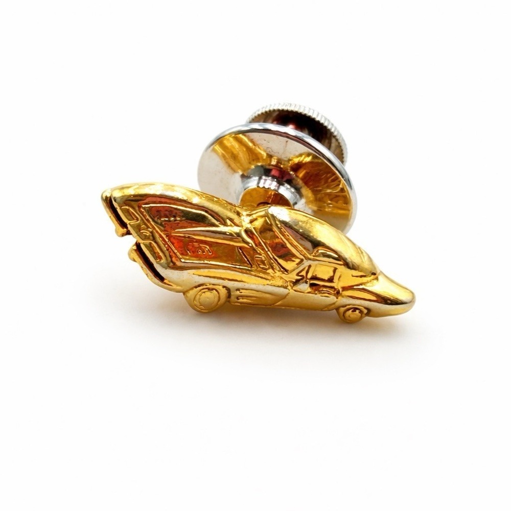 Vintage Avon Car Tie Tack Gold Tone Classic Car Lapel‎ Pin Novelty Mens